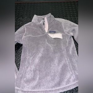 Patagonia purple sweater